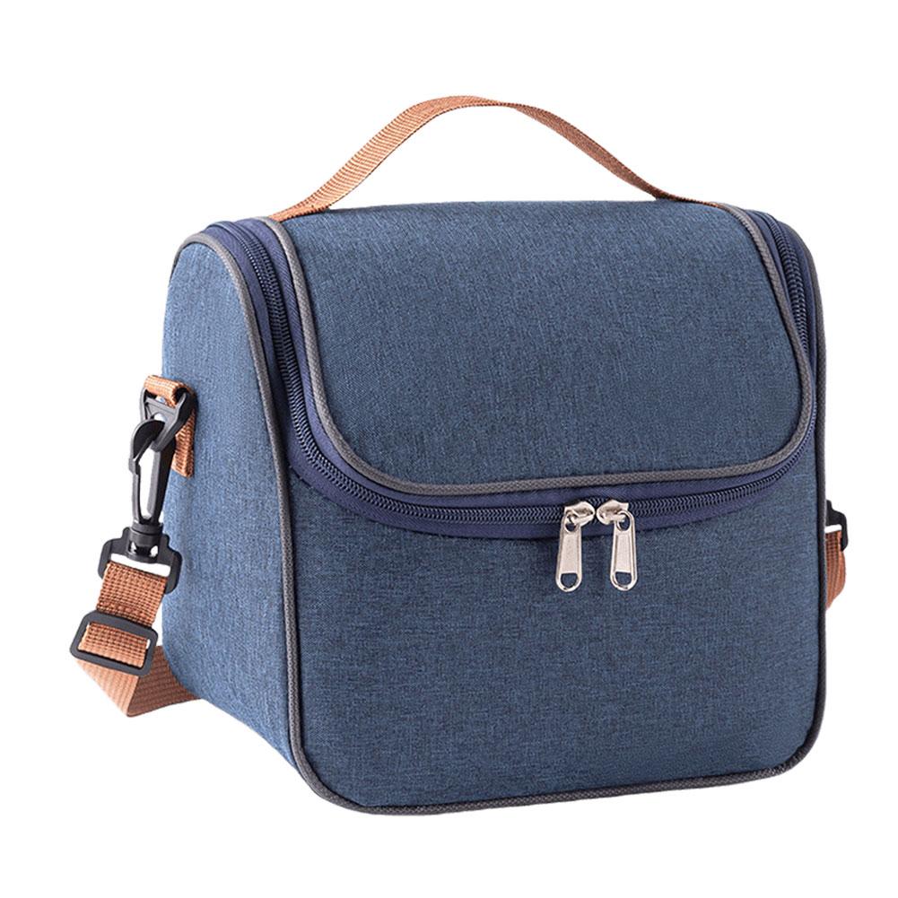 

Lunch Box Insulated Cooler Bag Leakproof Lunch Tote Bag with Shoulder Strap for Work Office Camping Travel