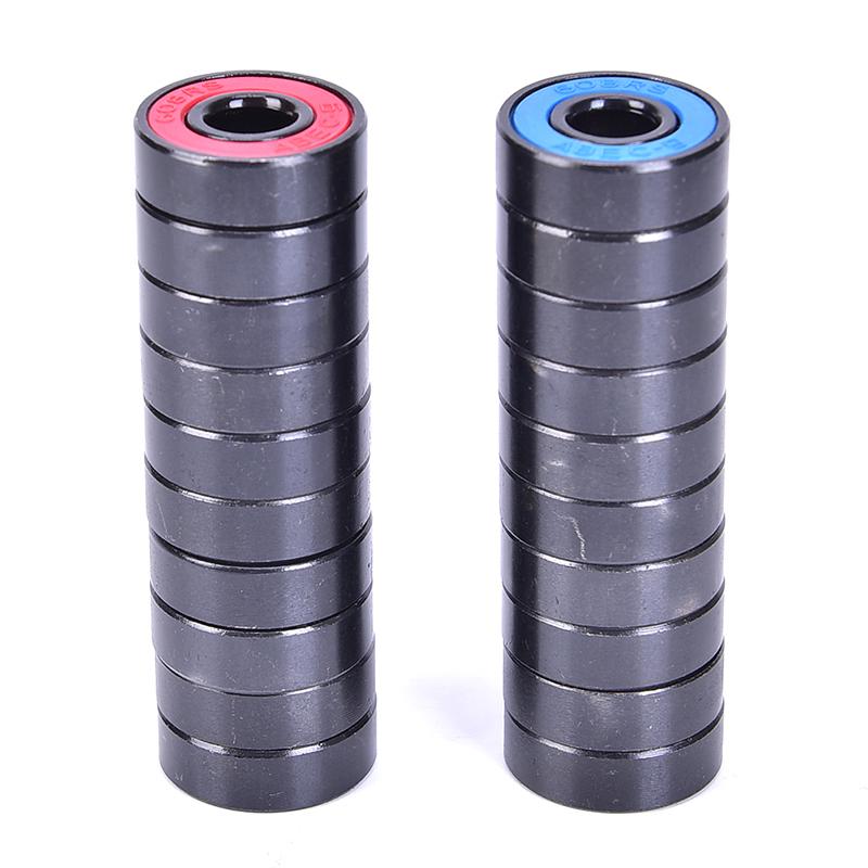 10 ks/sada 608 2Rs Ložisko Hlubokodrážková ocelová zapouzdřená kuličková ložiska 608Rs 608-2Rs