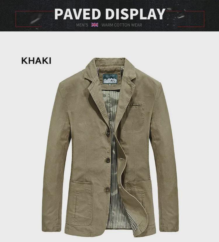 Cross-Border Special Edition Men's Cotton Casual Suit Jacket, Large Size (Spring/Autumn) 817