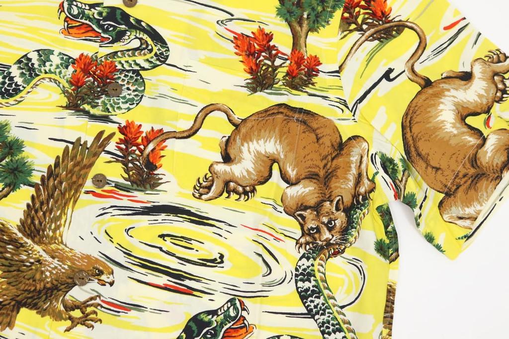 Polo Ralph Lauren Classic Fit Vintage Rayon Short Sleeve Aloha Size Multi 0104553 Men's Shirt, XL, (Yellow), [Used]