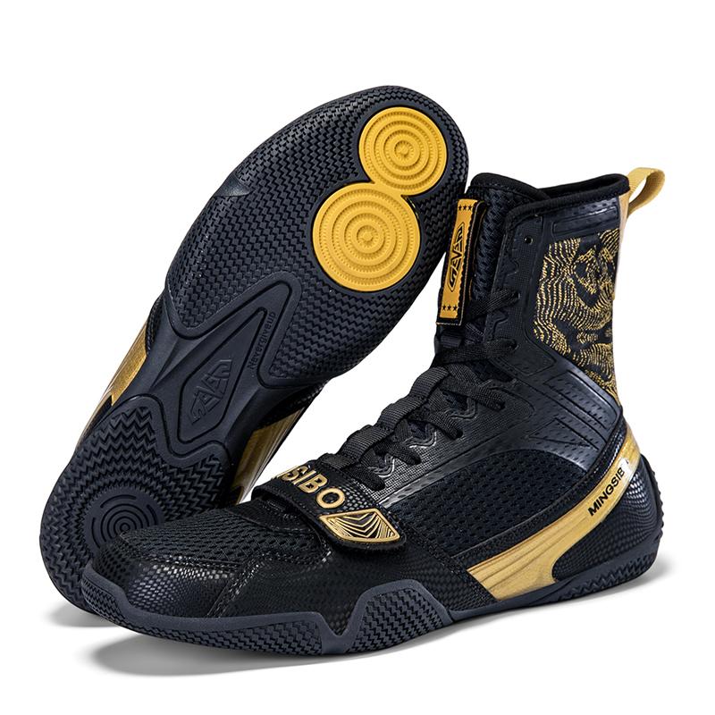 Men Women Boxing Shoes  Professional Wrestling ShoesLight Weight Flighting Footwears Anti Slip Wrestling Sneakers