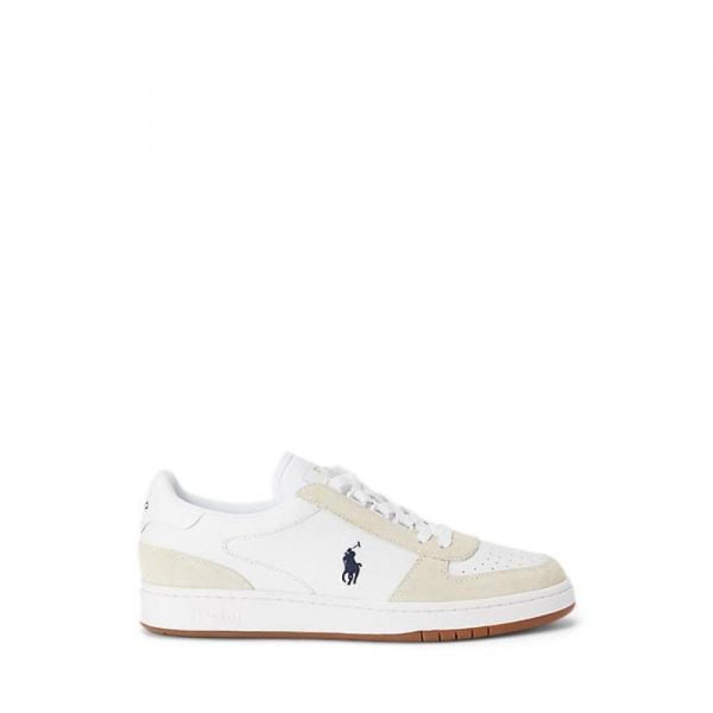 

Ralph Lauren Court Leather And Suede Sneaker Mapsftw0ct20117100 10.5D