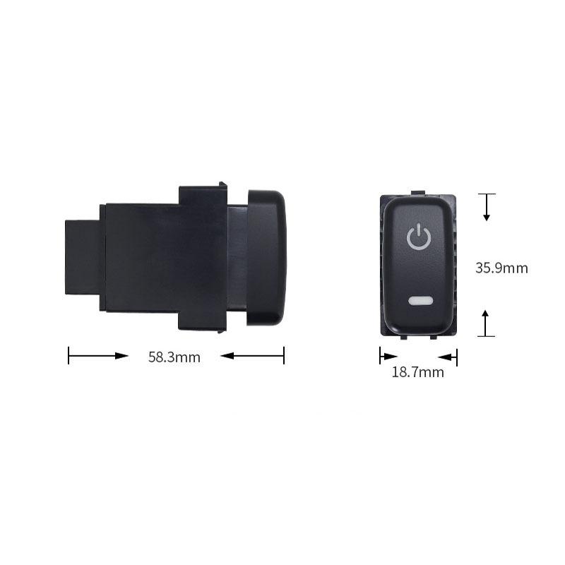 LED DRL Battery  Power Supply  Steering Sheel  Fan Switch Button For Mitsubishi Outlander  Pajero V73 V93 V97 2006-2012