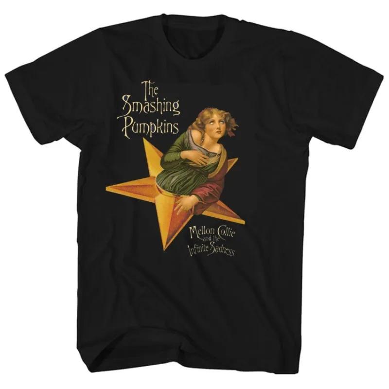 2025 Classic The Smashing Pumpkins Band T Shirt Rock Music Men Women Casual T-Shirt Short Sleeve Tee Tops Summer Clothing