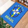 Brazil National Football Team Carpet Rug for Living Room Bedroom Home Sofa Decoration,Kids play Non-slip Floor Mat