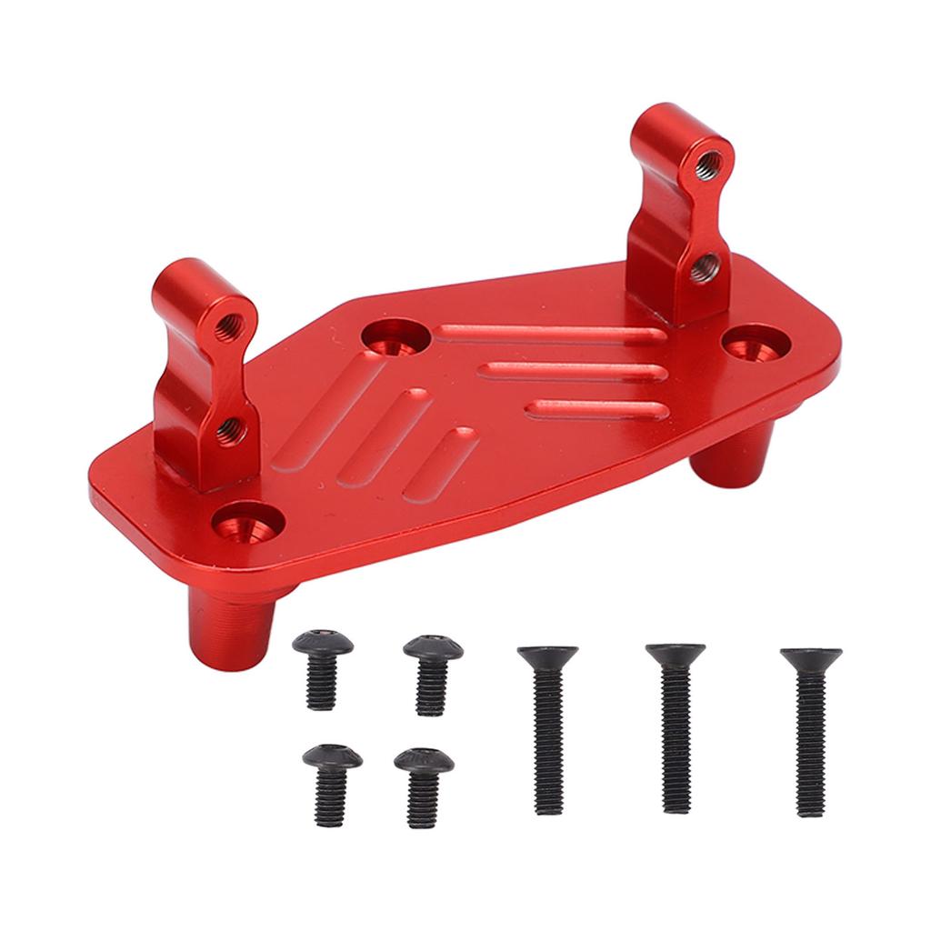 Aluminum Alloy Steering Servo Mount Bracket Base for 1 8 Losi LMT Truck Modification PartsRed