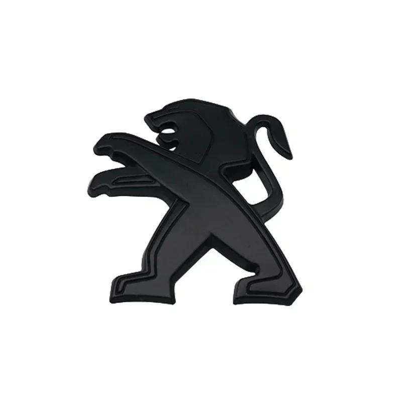 Bilklistremerke 2025 Varmt For Peugeot 308 307 207 407 408 206 406 507 508 2008 5008 3008 107 7.1x8.1cm Metalllegering Bil Bakluke Emblem