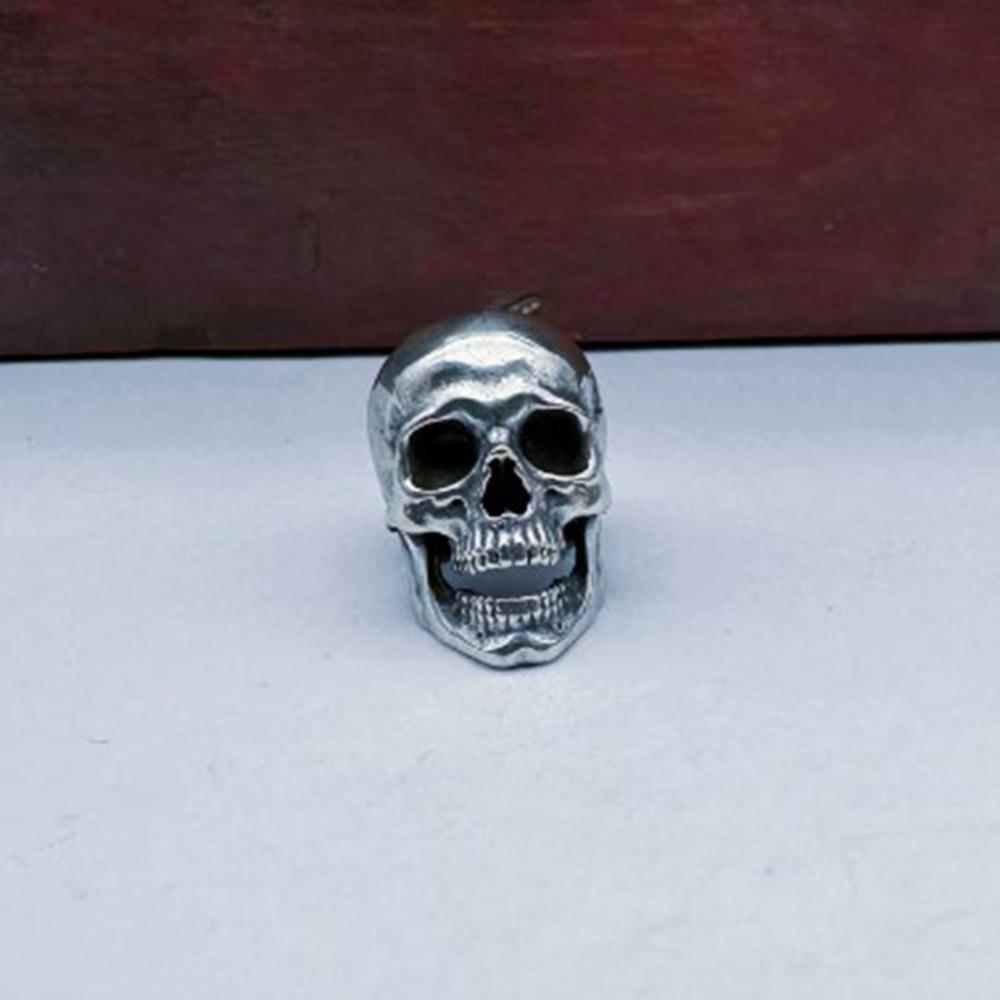 

Ручная работа Череп Голова Ретро Подвеска DIY Ювелирные изделия Аксессуары Паракорд Бусина EDC Инструмент Для Отдыха На Природе 2