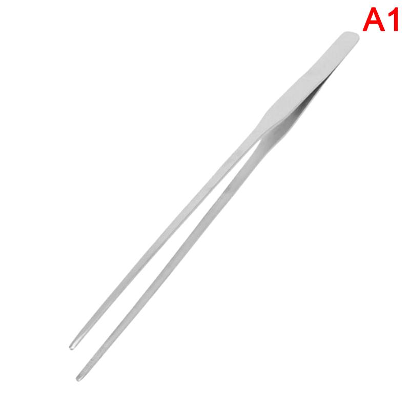 Stainless Steel Aquarium Tweezers Pliers Fish Tank Plant Aquascape Tools Clip