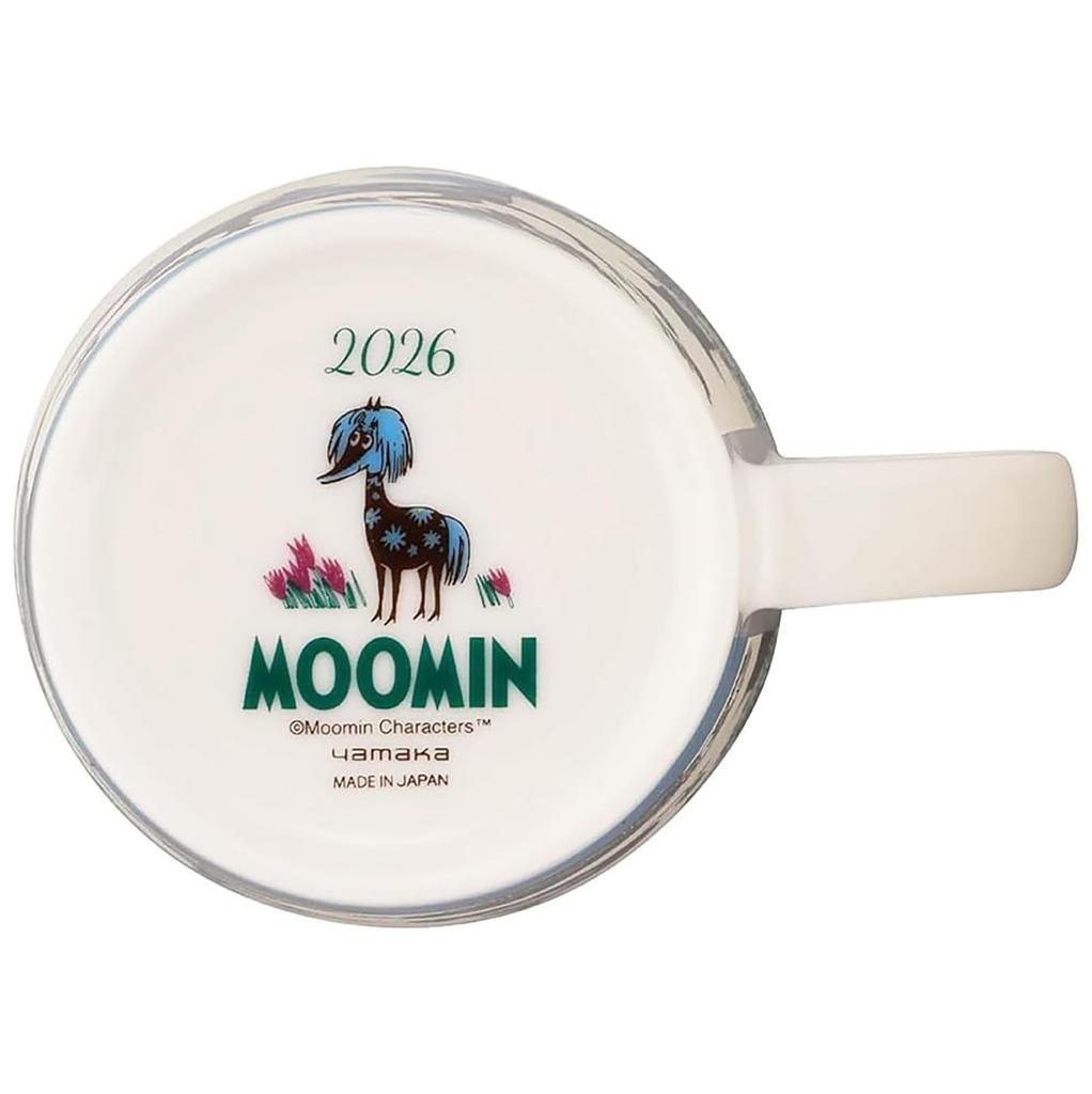 Moomin Years Mug, Hippocampus "Moominpappa Goes to the Sea" 2026 (350ml), Diameter 8.5cm, Height 10cm, Made in Japan, Yamaka Shoten MM2026-11