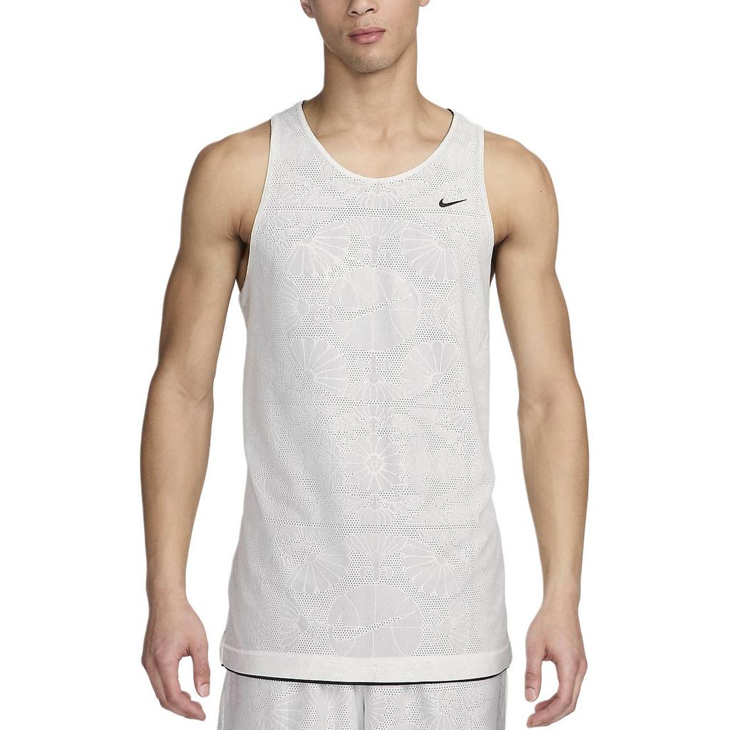 Nike Standard Issue Reversible Pullover Round Neck Sleeveless Basketball Jersey Men jerseys Sail-White FN2850-133