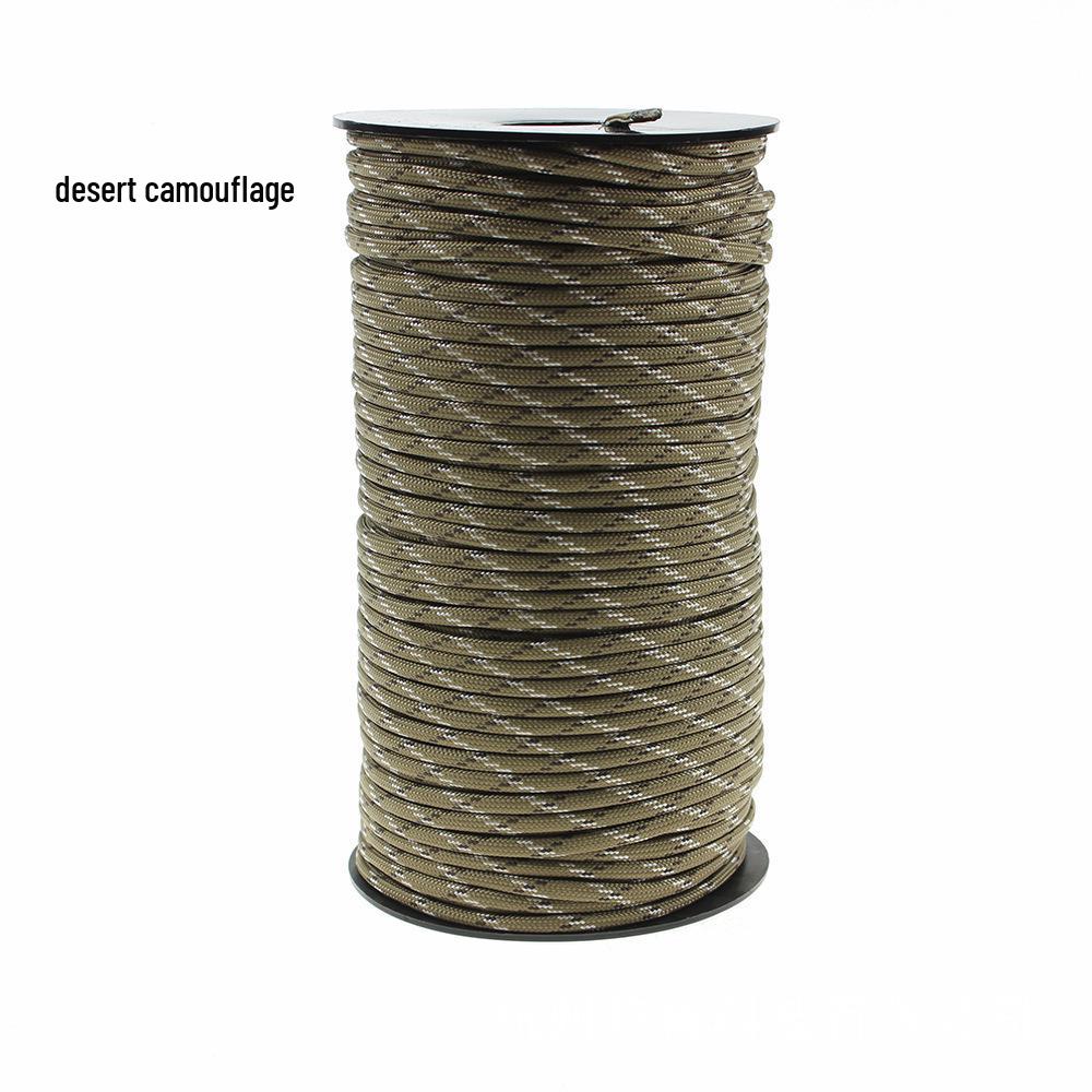 4mm 7-adriges 100m Paracord Outdoor Campingseil zum Binden & Armbandflechten, ohne Knoten