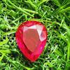 13.90 Ct Heated Ceylon Red Ruby Pear Cut Faceted Loose Gemstone