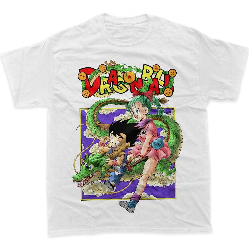 Dragon Ball Goku  Bulma Graphic TShirt Unisexs Clothing 2026 Summer Fashion Street Casual Y2K Top Streetwear Clothing S