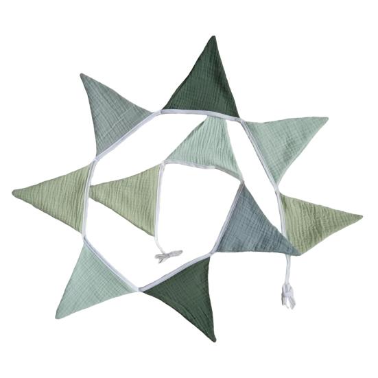 Vimpelbanner Vimpelflagg Barneromsgirland Stoff Babybanner Trekantvimpler Streamers