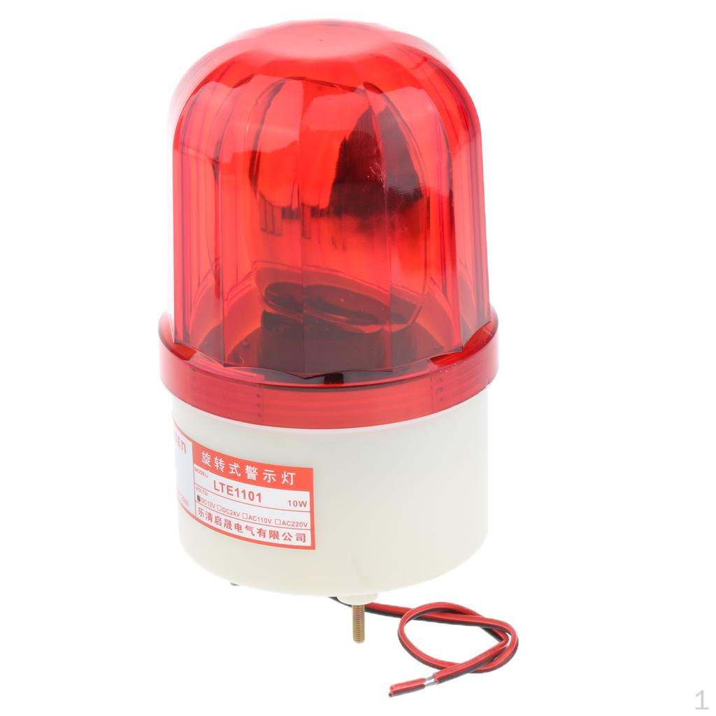 12 LED Warning Light Workshop Round Truck Car Signal