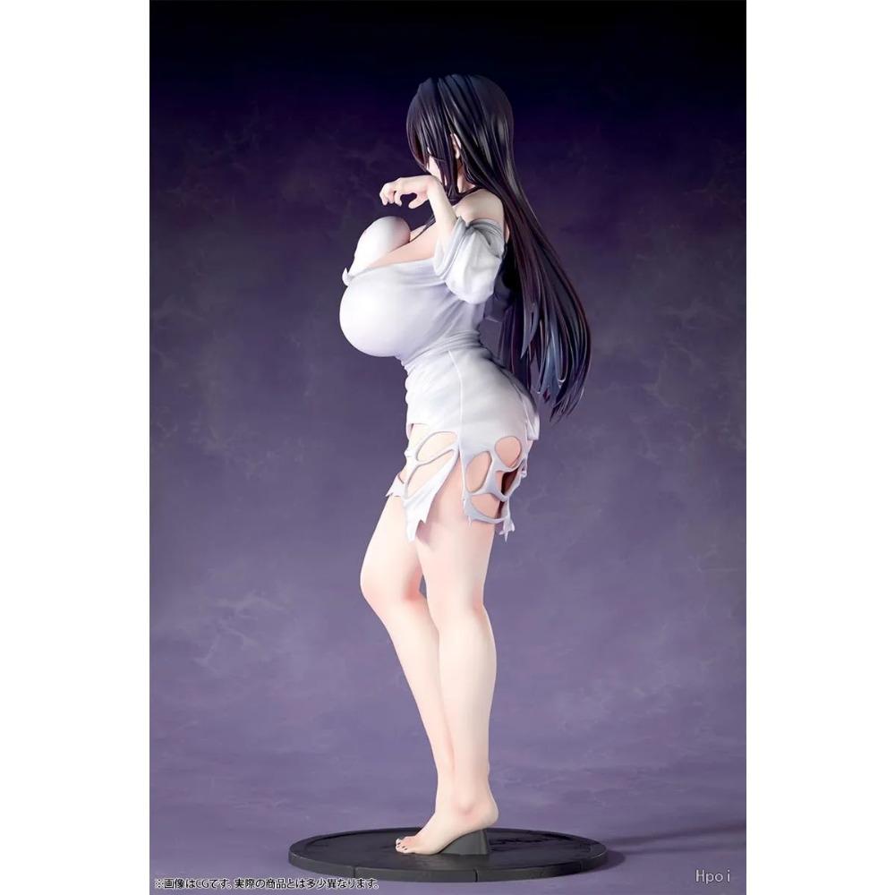 20CM Anime Obake Zukan Yuurei Yuuko san Figure 1/6 White Pajamas Dress Up Model Toy Doll Aciton Figure PVC Gift Collection