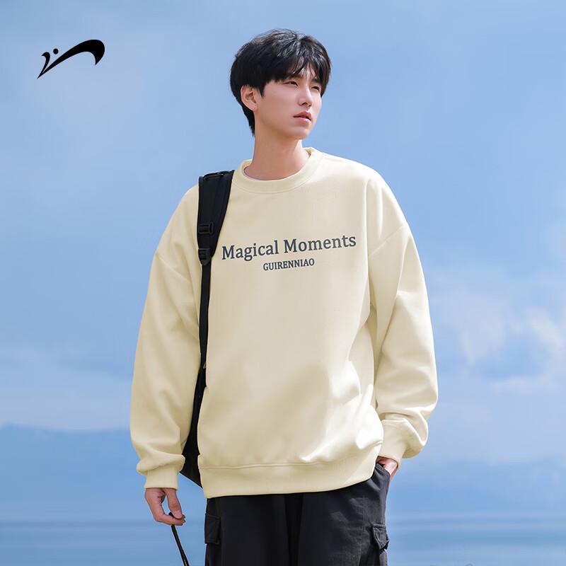 

Мужской свитшот Peak с круглым вырезом и принтом в виде букв L