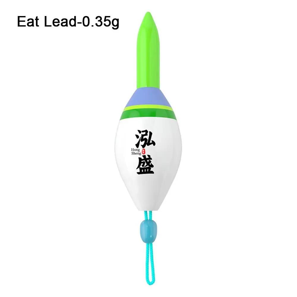 2026 New Green Light LED Fishing Float Short Small Electronic Fishing Float Shallow Water Float High Sensitivity Winter Bobbers