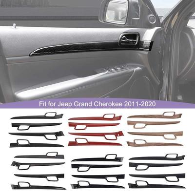 Car Interior Door Handle Decorative Strip Cover Stickers For Jeep Grand Cherokee 2011-2020 ABS Interior Accessories