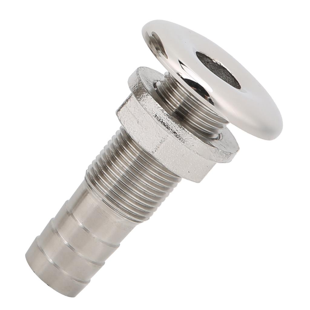 Outdoor Stainless Steel Water Outlet Port Boat Body Bottom Yacht Bilge Drain Vent AccessoryMJS022‑1 2in