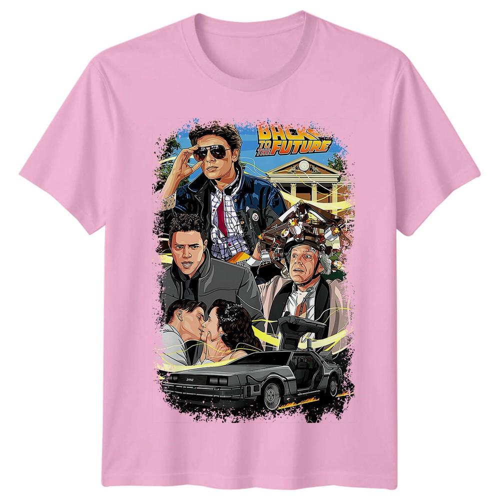 Back To The Future 1985 Movie Poster Inspired Tshirt Retro Tee Unisex Gift