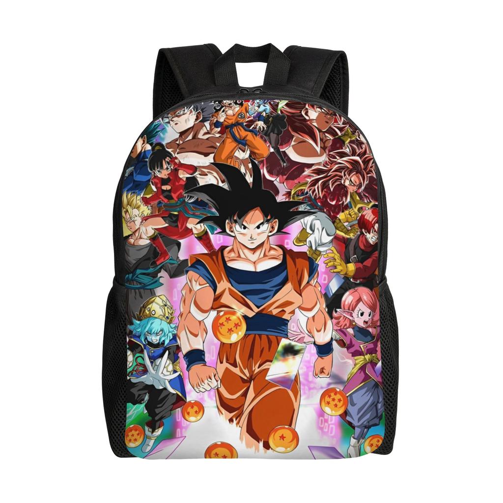 Dragon Ball Black Goku Backpack for Men Women Fashion High School Work Daypack  Laptop Shoulder Bag Outdoor