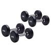 2 Pieces Round Dumbbell Exercise Fitness Women Hand Weights for Strength Training Stainless