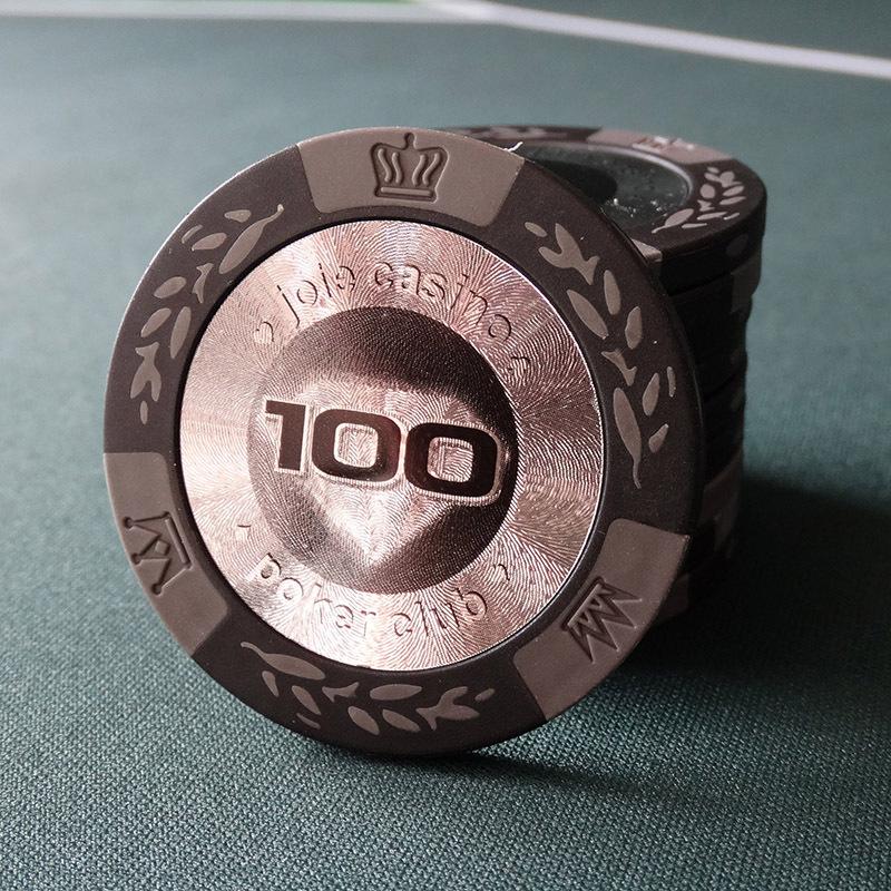 10 ks 39mm žetonů Texas Hold'Em, hliněné žetony s motivem klasu pšenice, Texas Hold'Em kreativní šachy a karetní herna, pokerová hala, pokerová mince, stolní hra