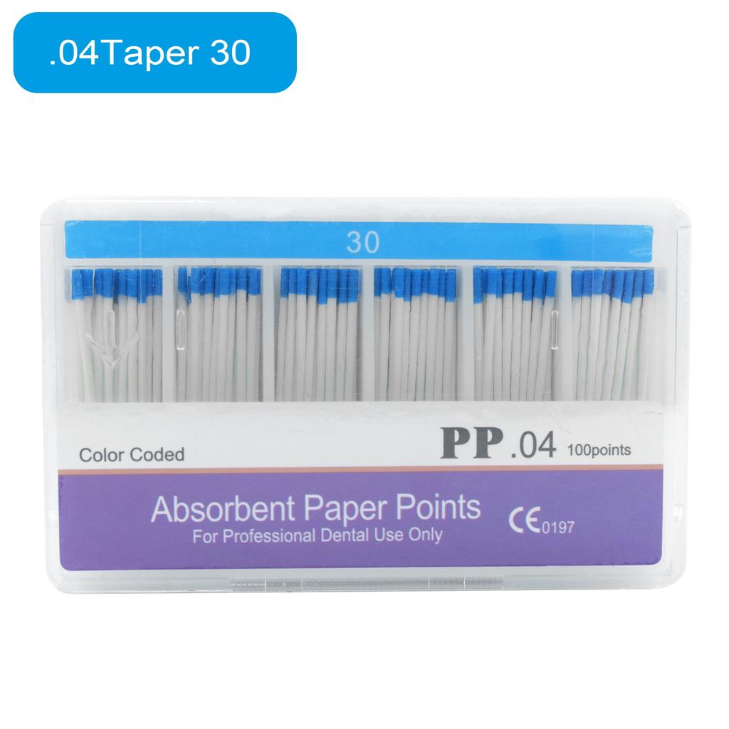 Dental Absorbent Paper Points Moisture Absorbing Paper Tips Taper 0.02 0.04 0.06 Endodontics Dental Clinics Consumables