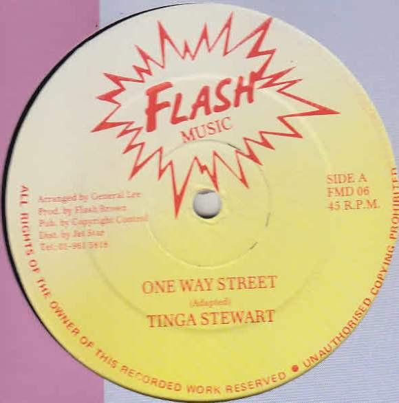 

12inch Record TINGA STEWART - One Way Street FMD06 Flash Music UK Reggae, Ska & Dub Used
