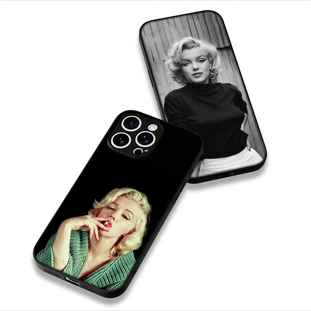 Funda Coque Cover for Samsung Galaxy S25 S23 S22 S24 FE Ultra S10 Plus A05 A06 A15 A16 A26 A35 S10E Case M-Marilyns M-Monroes