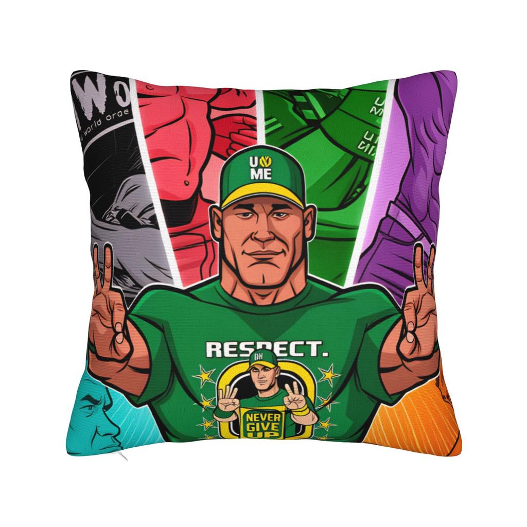 John cena  Pillow Cover  Funny Pillow Case For Sofa Home Decoration Graphic Pillowcases Gift Idea