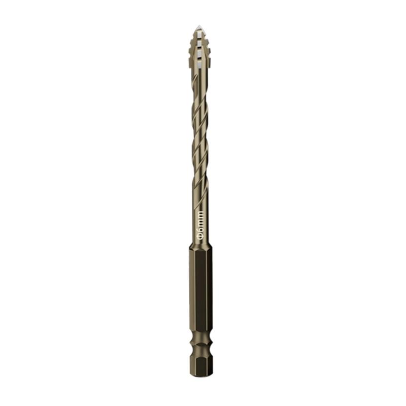 

Eccentric Drill Bit Four-Edge Serrated Drill Bits 1/4 Shank High Hardness Steel Metal Drill For Brick
