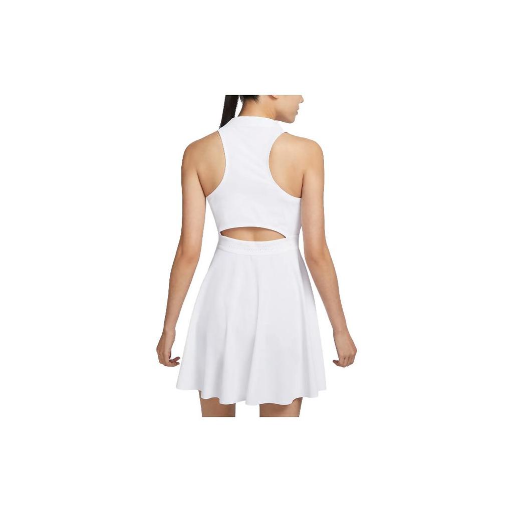 New Nike Dri Fit Sleeveless Dress Women's White DX1428-100