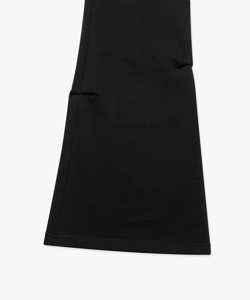 LMC Wm Shirring Boots Cut Sweat Pants Black