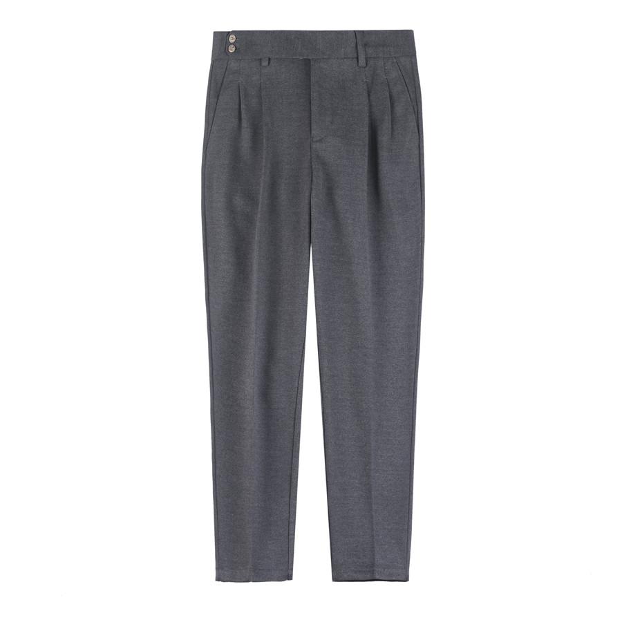 Suit Pants Men Autumn Winter Thick Business Mens Dress Pants Korean Slim Fit Woolen Formal Trousers