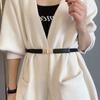 Stylish Wide Waist Belt For Women Fall Winter 2023 Pu Material Comfortable Design