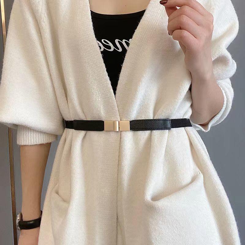 Stylish Wide Waist Belt For Women Fall Winter 2023 Pu Material Comfortable Design