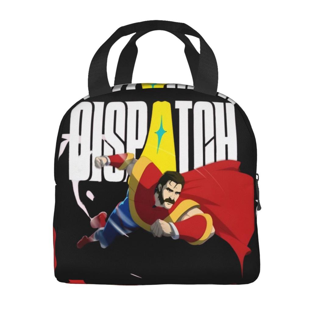 Dispatch Game Invisigal Robert Robertson Insulated Lunch Bags Food Container Bags Portable Thermal Cooler Bento Box For Work