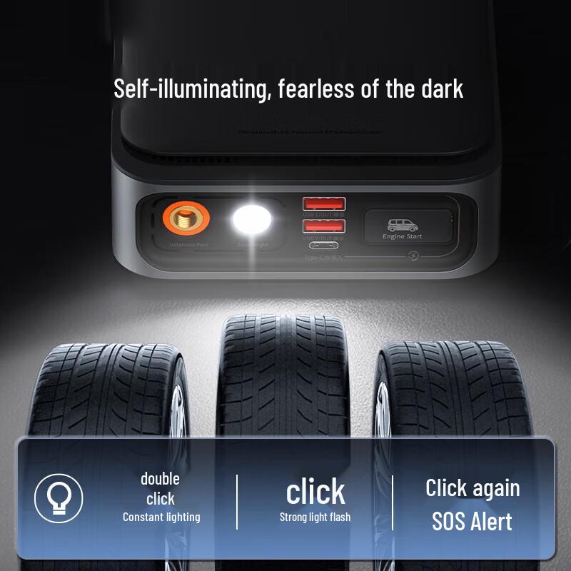 Baseus Multifunctional Car Jump Starter & Air Compressor