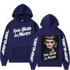 Rapper Anuel Pullover Real Hasta La Muerte Print Autumn Fleece Hoodie Regular Long Sleeve Clothes Fashion Streetwear Sportwear