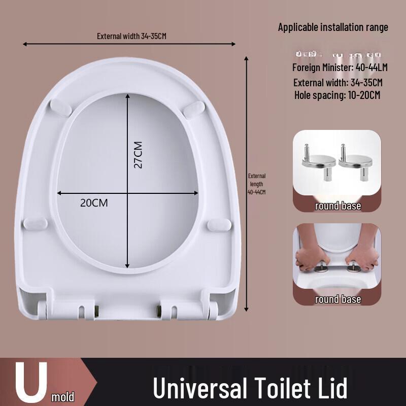 

Thickened Soft Close Toilet Seat Cover