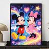 Disney Diamonds Full Diamond Art Painting Kit Mickey Minnie Love Diamond Painting Home Decor Wall Art Gift