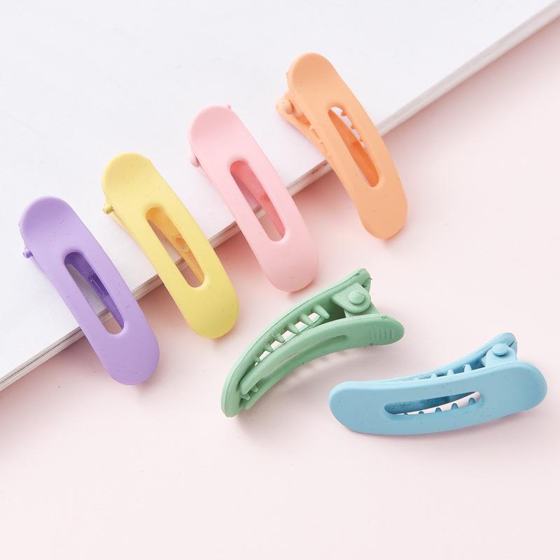 

Большая заколка Моранди: Корейский зажим-краб «Утиный клюв» для челки и высоких причесок