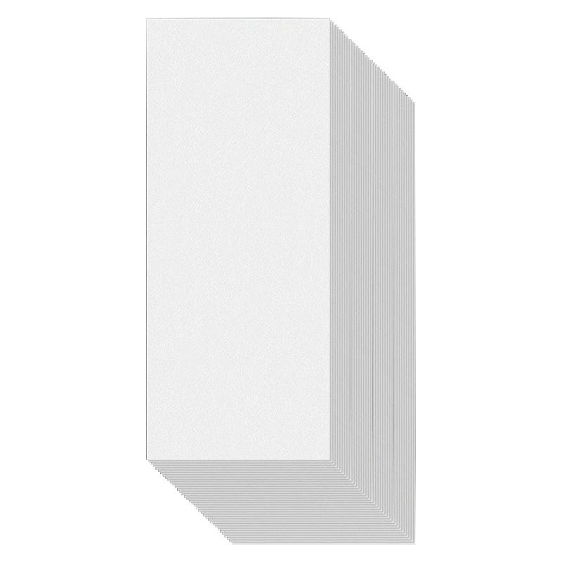 50Sheerts Replaceable Checklist Memo Board Refill Sheet Unlined 6.77x2.75Inch