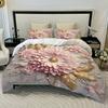 Floral Bedding Set Princess Duvet Cover Set Quilt Cover With Pillowcase For Bedroom Decor Birthday Gift Halloween Christmas Gift