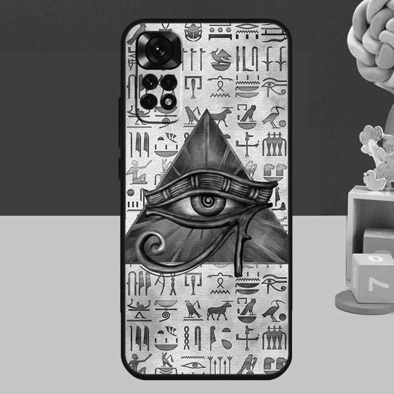 Egyptian Eye Of Horus Case For Xiaomi Redmi Note 11 12 13 14 Pro 9 10 Pro 11S 12S Redmi 14C 10C 12C 13C Soft Cover