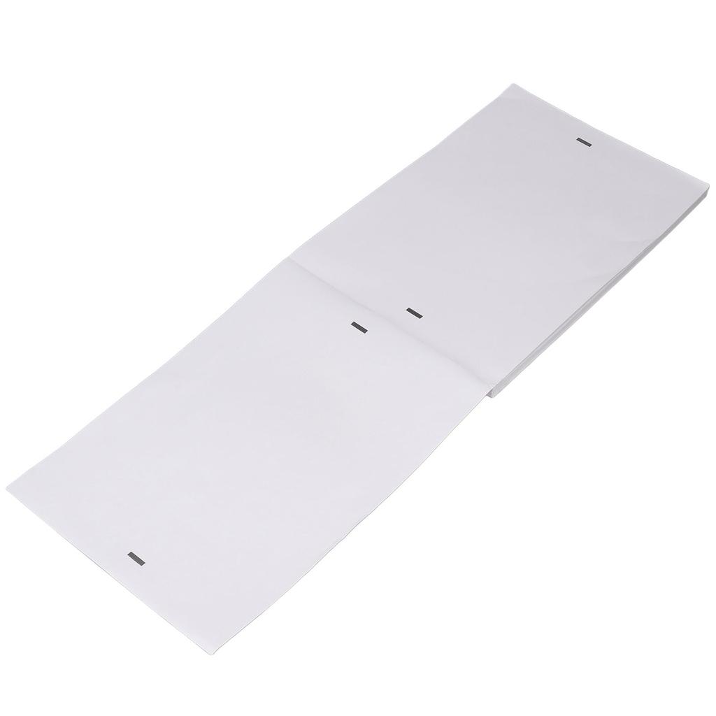 100 Sheets A4 Thermal Printer Paper Folded Waterproof Oil Scratch Resistant for Wrong Question Printing