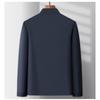 Spring and Autumn Men's Stand Collar Jacket Men's Executive Casual Business Men's Wear Middle-aged Dad's Coat
